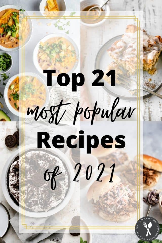 most popular recipes 2021 collage