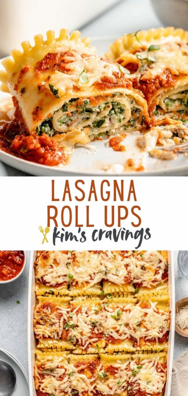 Lasagna Roll Ups - Kim's Cravings