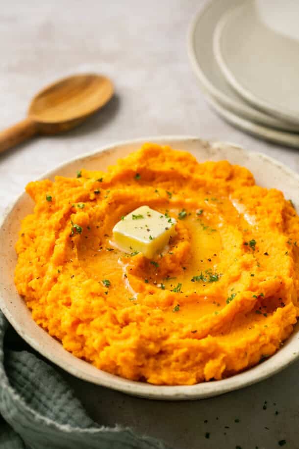 Mashed Sweet Potatoes - Kim's Cravings