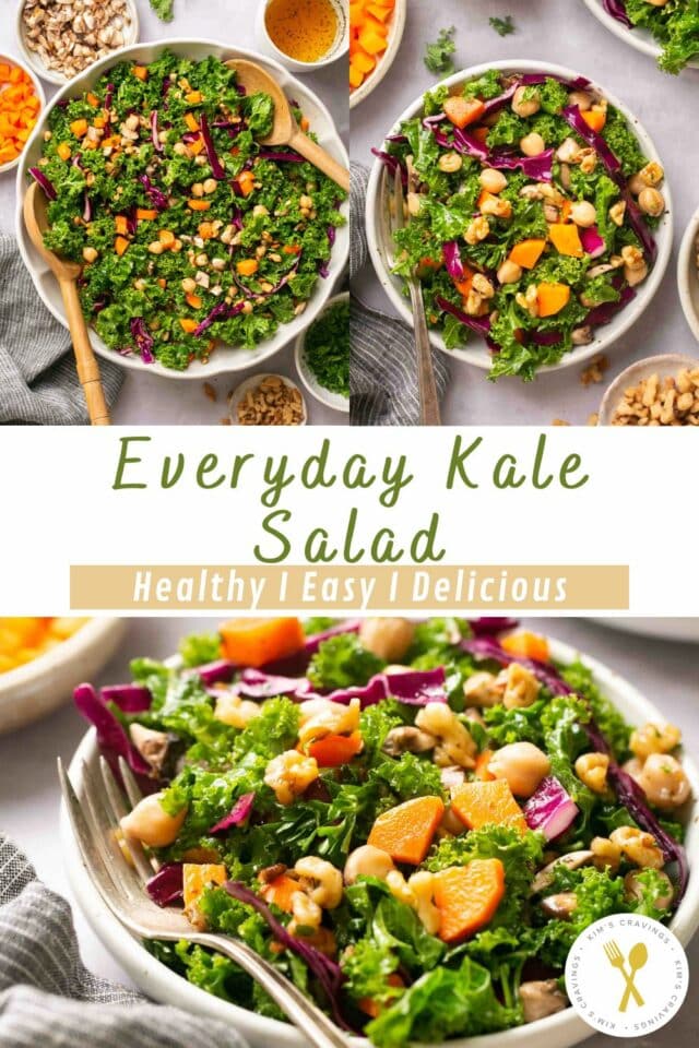 Easy Kale Salad - Kim's Cravings