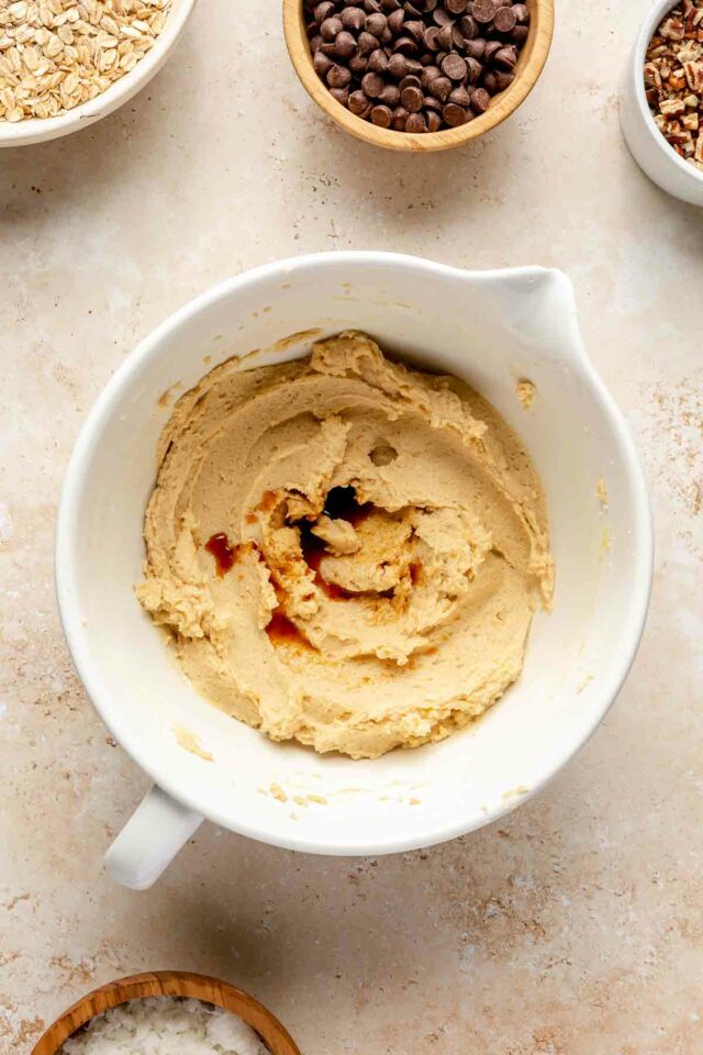 Stir vanilla into butter mixture.
