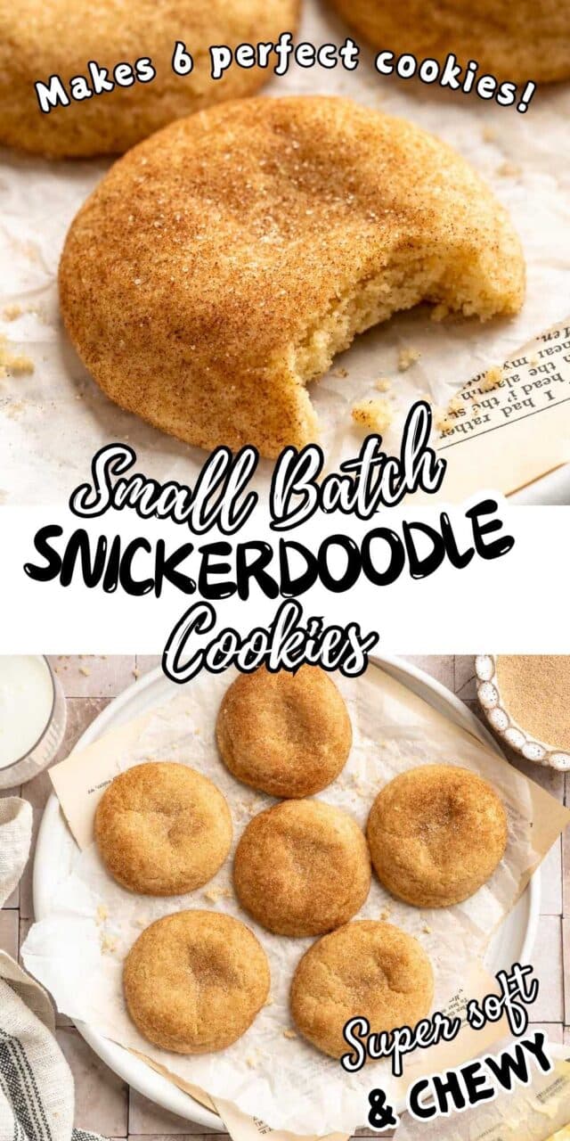 Plate full of snickerdoodle cookies.